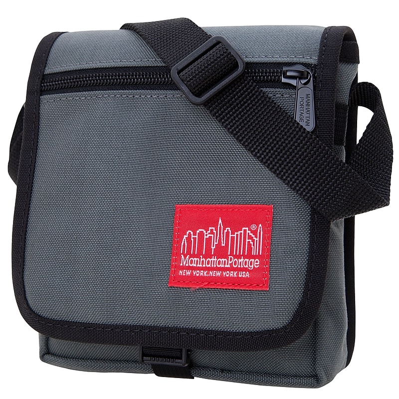 Manhattan Portage East Village Cotton Cross-Body Bag, Grey (1408 GRY) image 1