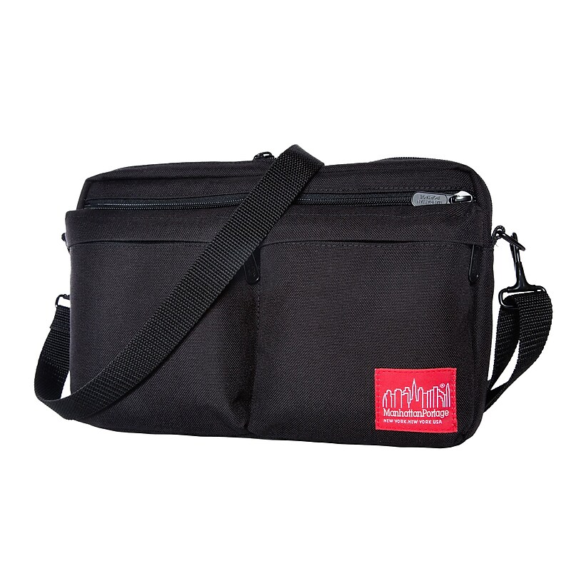 Manhattan Portage Albany Shoulder Bag, Black (1412 BLK) image 1