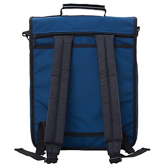 Manhattan Portage Commuter Laptop Bag with Back Zipper Navy (1417Z NVY)