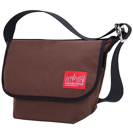 Manhattan Portage Vintage Messenger Bag Small Dark Brown (1605V DBR