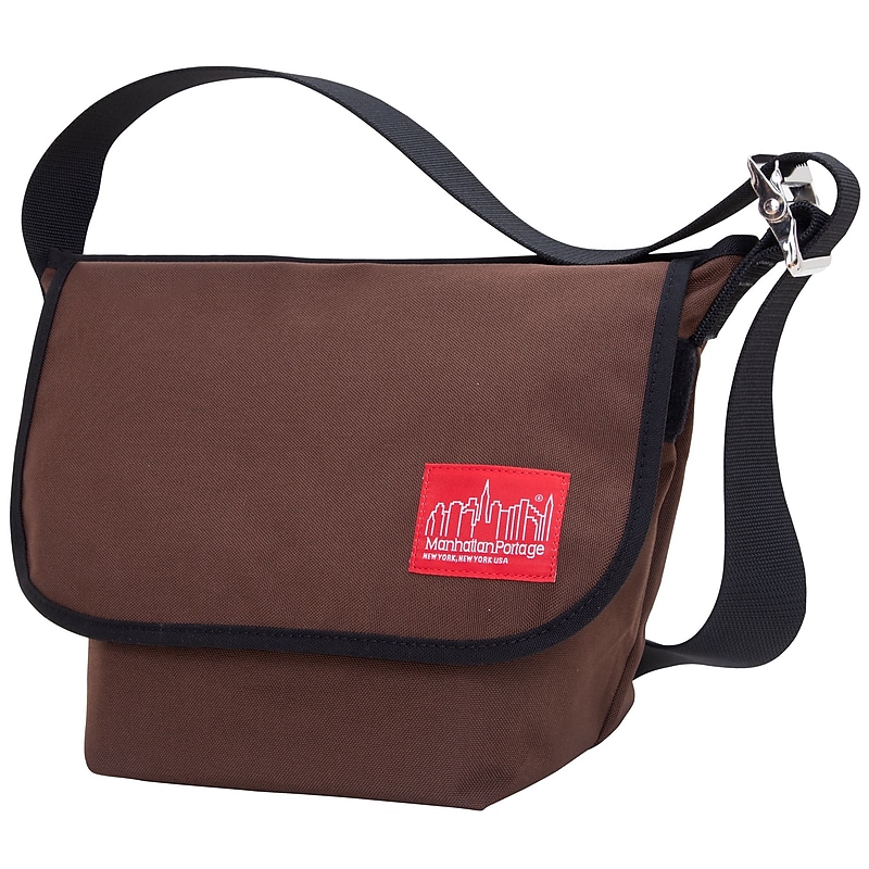 Manhattan Portage Vintage Messenger Bag Small Dark Brown (1605V DBR) image 1