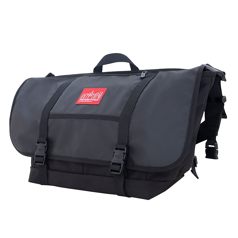 Manhattan Portage Ny Minute Messenger Bag Large Black (1625 BLK) image 1