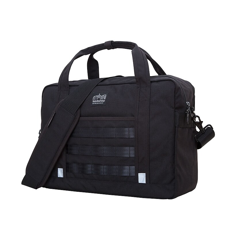 Manhattan Portage Yorkville 15" Fabric Laptop Bag, Black (1628-BL BLK) image 1