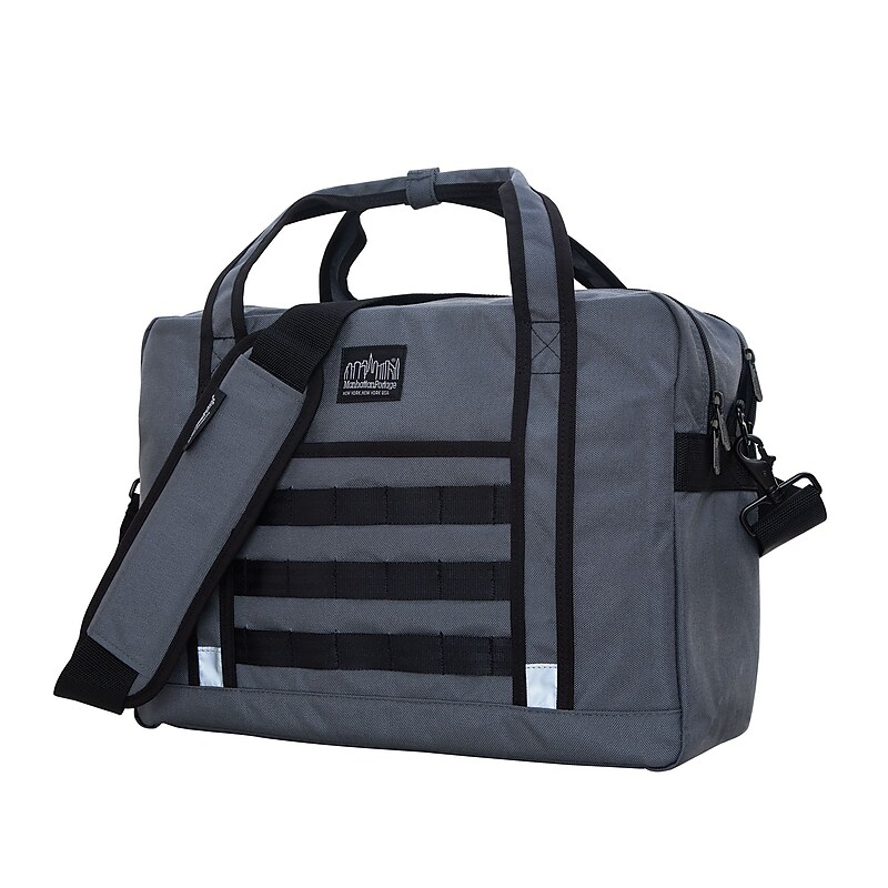 Manhattan Portage Yorkville 15" Fabric Laptop Bag, Gray (1628-BL GRY) image 1