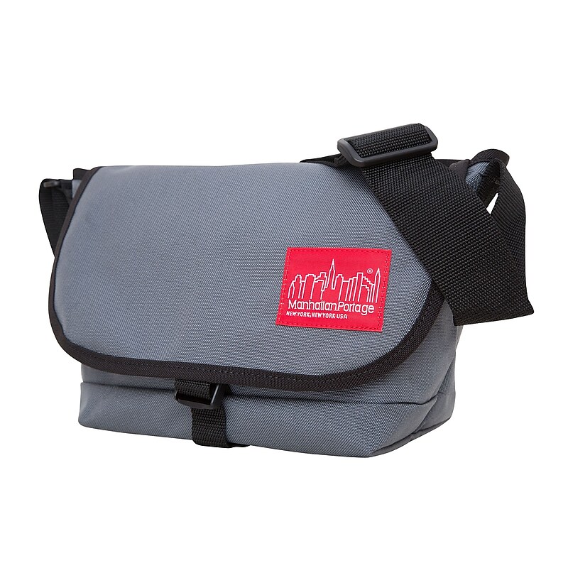 Manhattan Portage Straphanger Messenger Bag Small Grey (1645 GRY) image 1