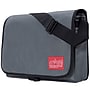 Manhattan Portage DJ Deluxe Fabric Water Resistant Messenger Bag, Gray (1714 GRY)~#|#~m003904107_sc7