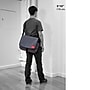 Manhattan Portage DJ Deluxe Fabric Water Resistant Messenger Bag, Gray (1714 GRY)~#|#~m003904109_sc7