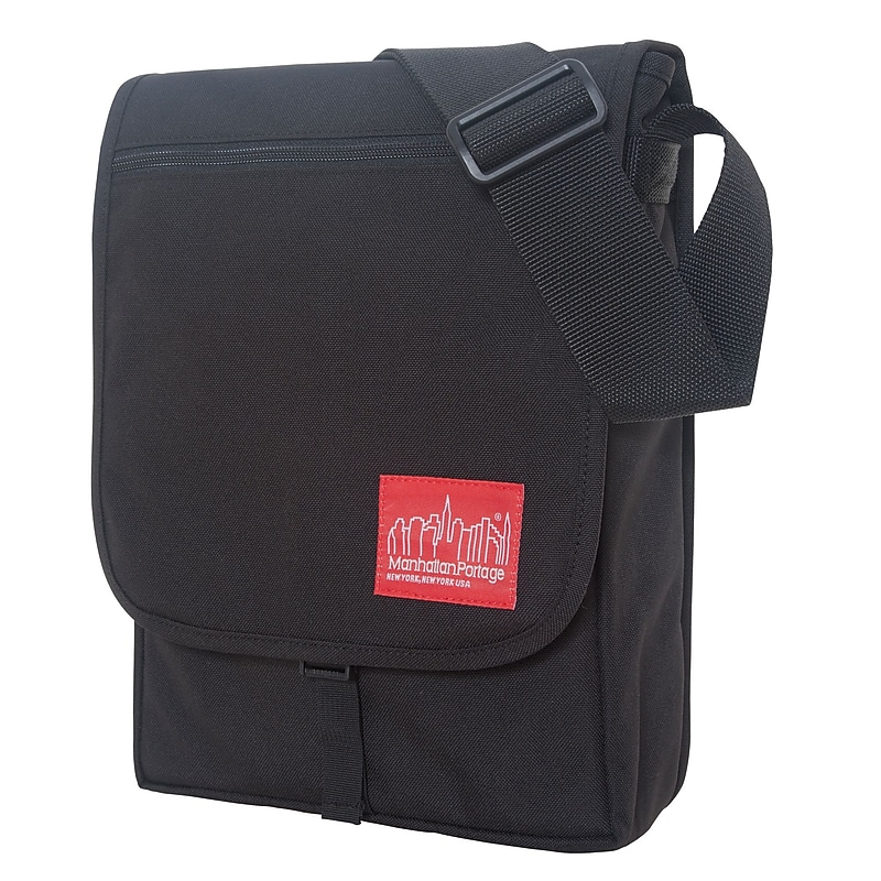 Manhattan Portage Manhattan Fabric Messenger Bag, Black (1717 BLK) image 1