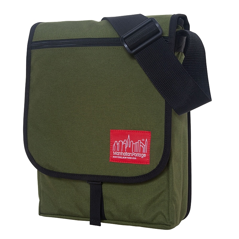 Manhattan Portage Manhattan Fabric Messenger Bag, Olive (1717 OLV) image 1