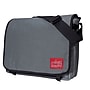 Manhattan Portage DJ Deluxe Fabric Water Resistant Messenger Bag, Gray (1719 GRY)~#|#~m003904125_sc7