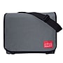 Manhattan Portage DJ Deluxe Fabric Water Resistant Messenger Bag, Gray (1719 GRY)~#|#~m003904127_sc7
