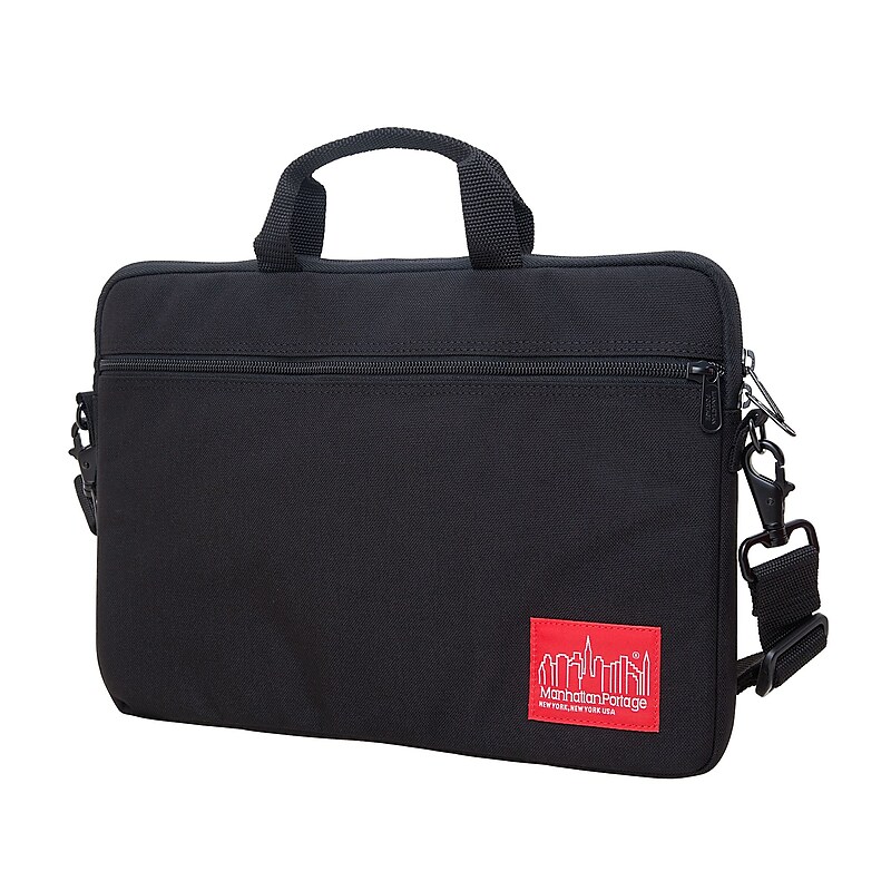 Manhattan Portage Portage 13" Nylon Laptop Sleeve, Black (1732 BLK) image 1