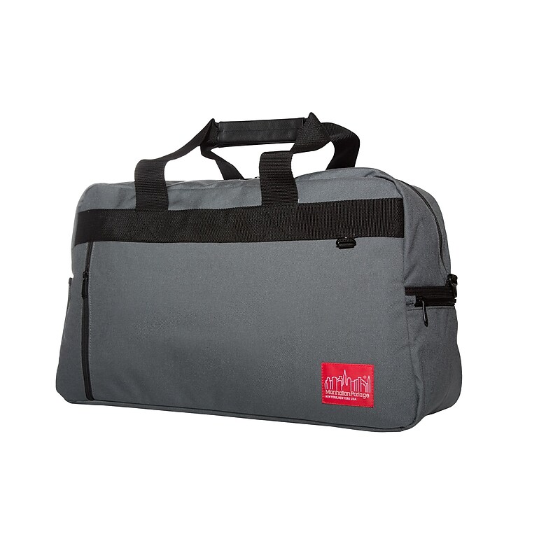 Manhattan Portage Cordura 20.5" Polyester Weekender Duffel, Gray (2104-CD GRY) image 1