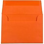 JAM Paper 4Bar A1 Colored Invitation Envelopes, 3.625 x 5.125, Orange Recycled, 25/Pack (15808)~#|#~m003904519_sc7