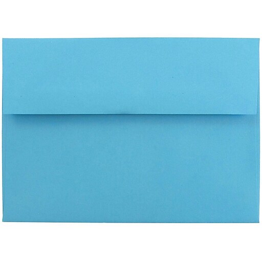JAM Paper® A7 Invitation Envelopes, 5.25 x 7.25, Brite Hue Blue ...