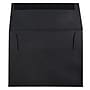 JAM Paper A6 Invitation Envelopes, 4.75 x 6.5, Black Linen, 50/Pack (68999I)~#|#~m003904612_sc7
