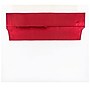 JAM Paper A9 Foil Lined Invitation Envelopes, 5.75 x 8.75, White with Red Foil, 25/Pack (76798)~#|#~m003904629_sc7