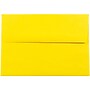 JAM Paper A7 Colored Invitation Envelopes, 5.25 x 7.25, Yellow Recycled, 25/Pack (96326)~#|#~m003904697_sc7