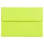 JAM Paper 4Bar A1 Colored Invitation Envelopes, 3.625 x 5.125, Ultra Lime Green, Bulk 1000/Carton (155438B)~#|#~m003904705_sc7