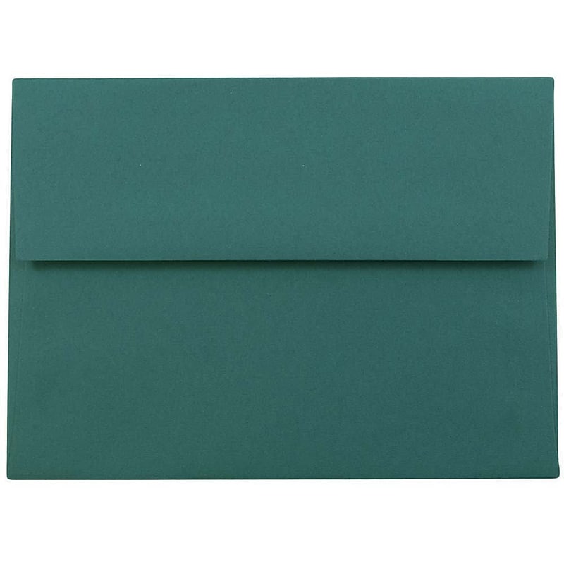 JAM Paper A6 Invitation Envelopes, 4.75 x 6.5, Teal, 25/Pack (157462) image 1