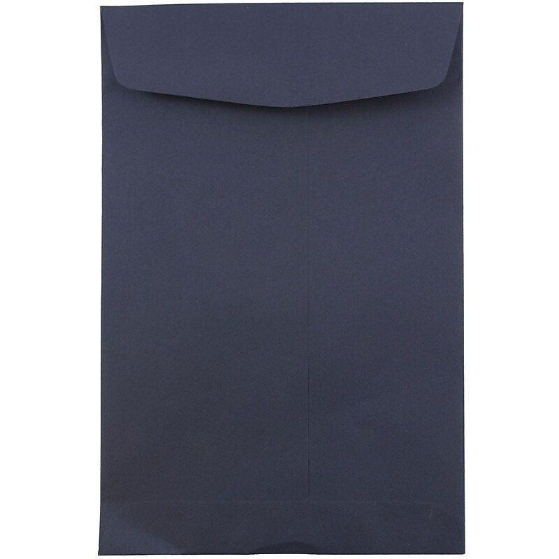 JAM Paper 6 x 9 Open End Catalog Envelopes, Navy Blue, 25/Pack (1287030) image 1