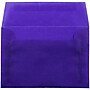 JAM Paper A2 Translucent Vellum Invitation Envelopes, 4.375 x 5.75, Primary Blue, Bulk 250/Box (PACV607H)~#|#~m003904762_sc7