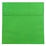 JAM Paper 8.5 x 8.5 Square Colored Invitation Envelopes, Green Recycled, Bulk 1000/Carton (2792295B)~#|#~m003904798_sc7