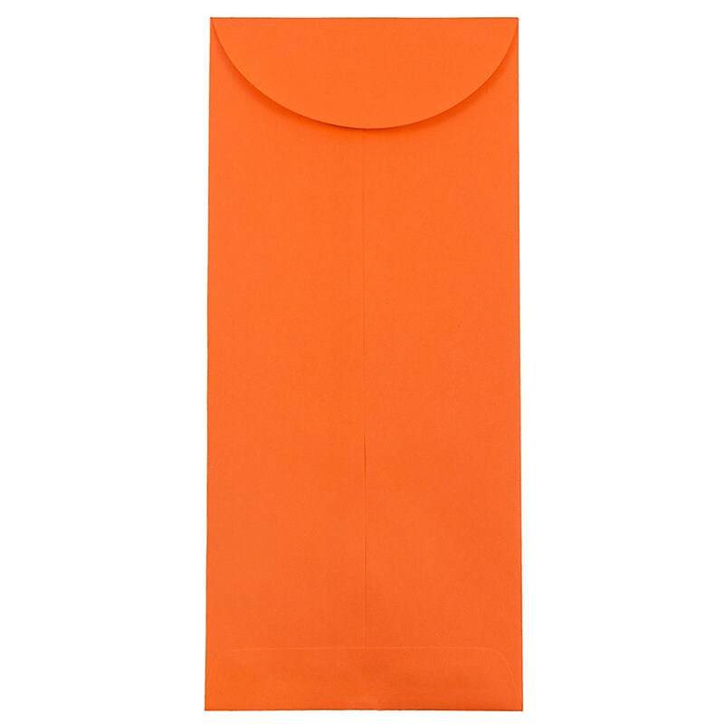 JAM Paper #14 Policy Business Colored Envelopes, 5 x 11.5, Orange Recycled, Bulk 500/Box (3156405H) image 1