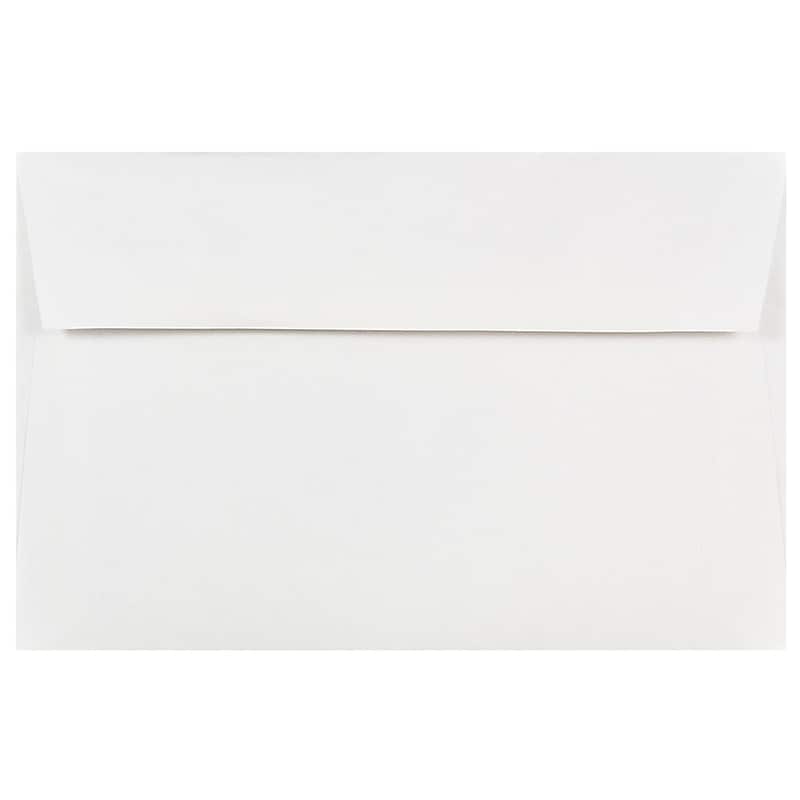 JAM Paper A9 Invitation Envelope, 5 3/4" x 8 3/4", White, 50/Pack (4023213I) image 1