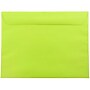 JAM Paper 9 x 12 Booklet Colored Envelopes, Ultra Lime Green, Bulk 1000/Carton (5156771B)~#|#~m003904882_sc7