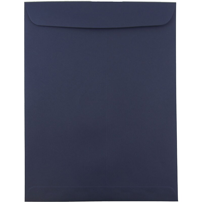 JAM Paper 10 x 13 Open End Catalog Envelopes, Navy Blue, 25/Pack (12828427) image 1