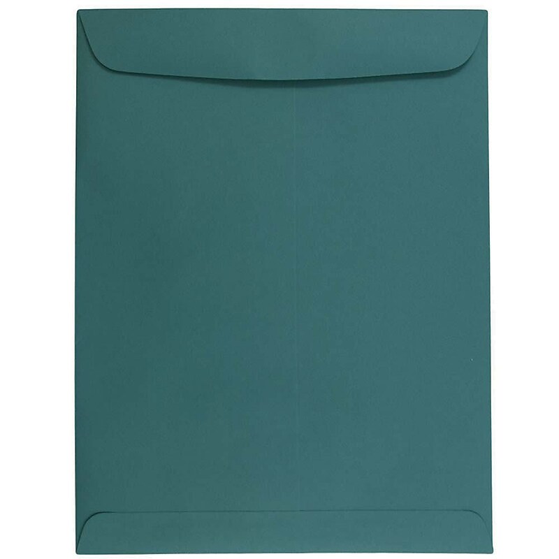 JAM Paper 10 x 13 Open End Catalog Envelopes, Teal, 25/Pack (31287545) image 1