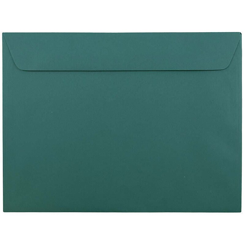 JAM Paper 9 x 12 Booklet Envelopes, Teal, 25/Pack (272316030) image 1