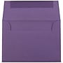 JAM Paper 4Bar A1 Invitation Envelopes, 3.625 x 5.125, Dark Purple, 25/Pack (563912502)~#|#~m003904991_sc7