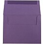 JAM Paper A2 Invitation Envelopes, 4.375 x 5.75, Dark Purple, 50/Pack (563912506I)~#|#~m003904993_sc7