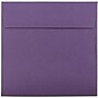 JAM Paper 6 x 6 Square Invitation Envelopes, Dark Purple, Bulk 250/Box (563912522H)~#|#~m003905004_sc7