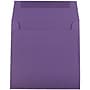 JAM Paper 6 x 6 Square Invitation Envelopes, Dark Purple, Bulk 250/Box (563912522H)~#|#~m003905005_sc7