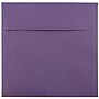 JAM Paper 8.5 x 8.5 Square Invitation Envelopes, Dark Purple, Bulk 250/Box (563912527H)~#|#~m003905006_sc7