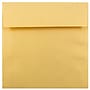 JAM Paper 6.5 x 6.5 Square Metallic Invitation Envelopes, Stardream Gold, Bulk 1000/Carton (GCST508B)~#|#~m003905123_sc7