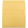JAM Paper A2 Metallic Invitation Envelopes, 4.375 x 5.75, Stardream Gold, 25/Pack (GCST608)~#|#~m003905132_sc7