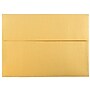 JAM Paper A7 Metallic Invitation Envelopes, 5.25 x 7.25, Stardream Gold, 25/Pack (GCST708)~#|#~m003905143_sc7
