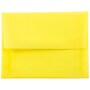 JAM Paper A2 Translucent Vellum Invitation Envelopes, 4.375 x 5.75, Primary Yellow, Bulk 250/Box (PACV606H)~#|#~m003905182_sc7