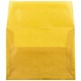JAM Paper A2 Translucent Vellum Invitation Envelopes, 4.375 x 5.75, Gold, 25/Pack (PACV617)~#|#~m003905186_sc7