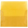 JAM Paper A10 Translucent Vellum Invitation Envelopes, 6 x 9.5, Gold, 50/Pack (PACV867I)~#|#~m003905199_sc7