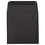 JAM Paper 5 x 5 Square Invitation Envelopes, Black Linen, 25/Pack (V01209)~#|#~m003905209_sc7