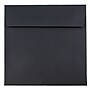 JAM Paper 6.5 x 6.5 Square Invitation Envelopes, Black Linen, 25/Pack (V01211)~#|#~m003905212_sc7