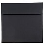 JAM Paper 9 x 9 Square Invitation Envelopes, Black Linen, 25/Pack (V01215)~#|#~m003905218_sc7