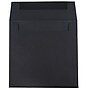 JAM Paper 9 x 9 Square Invitation Envelopes, Black Linen, 25/Pack (V01215)~#|#~m003905219_sc7