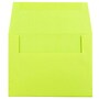 JAM Paper A2 Colored Invitation Envelopes, 4.375 x 5.75, Ultra Lime Green, 50/Pack (WDBH610I)~#|#~m003905272_sc7
