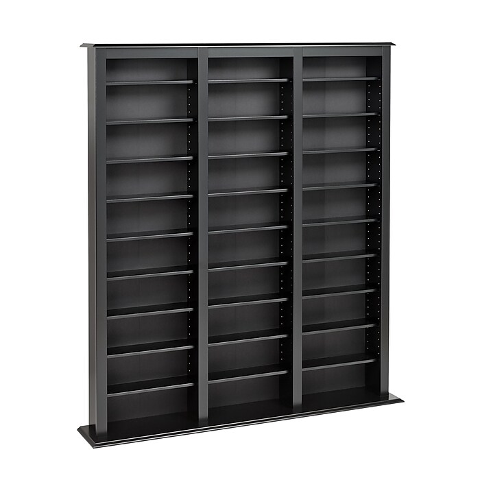 Prepac™ Triple Width Barrister Tower, Black (BMB-1200-K) | Staples